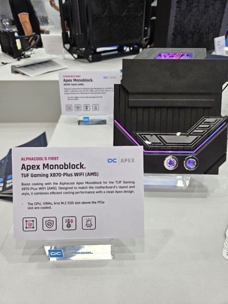 Alphacool показала жидкостный кулер для Xbox и другие новинки на выставке Computex 2026