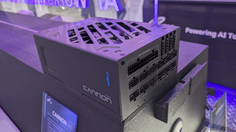 FSP показала блок питания Cannon на 3300 Вт, способный питать сразу шесть RTX 5090