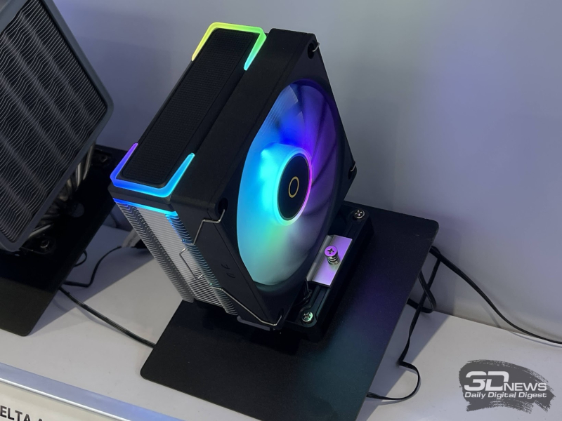 Репортаж со стенда Ocypus на Computex 2026: корпусные дисплеи, СЖО с обдувом VRM, кулеры с дисплеями и новые корпуса