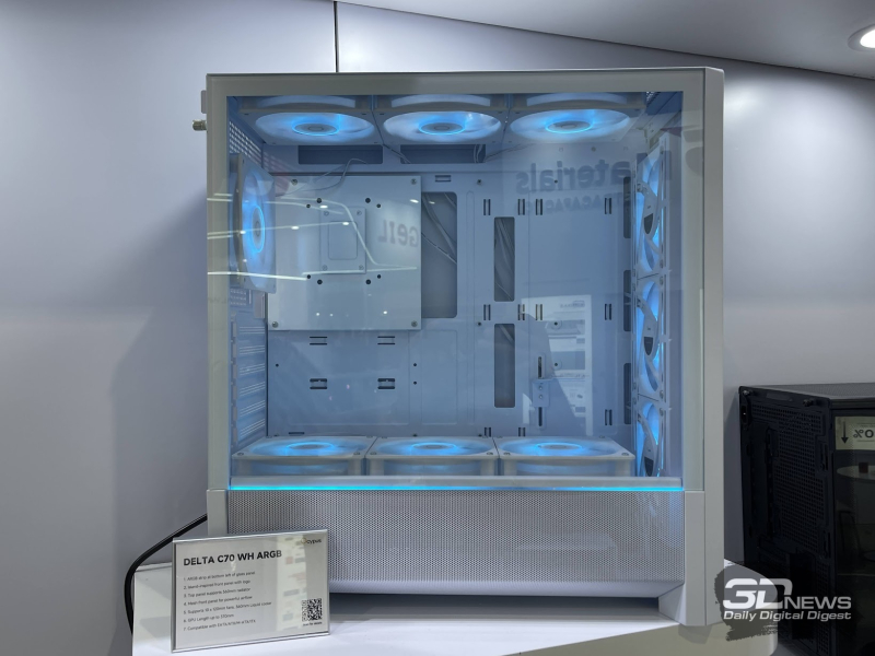 Репортаж со стенда Ocypus на Computex 2026: корпусные дисплеи, СЖО с обдувом VRM, кулеры с дисплеями и новые корпуса
