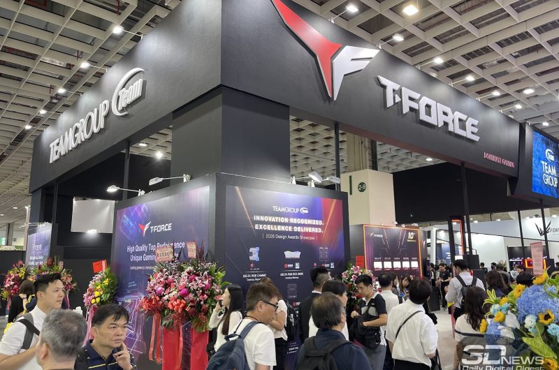 Репортаж со стенда TeamGroup на Computex 2026: модули на 128 Гбайт, деревянная память и SSD с дистанционным самоуничтожением