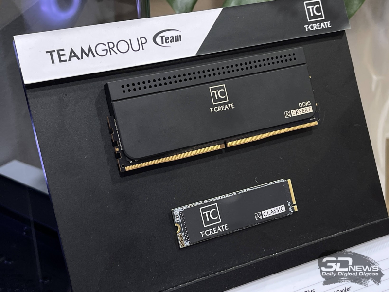 Репортаж со стенда TeamGroup на Computex 2026: модули на 128 Гбайт, деревянная память и SSD с дистанционным самоуничтожением