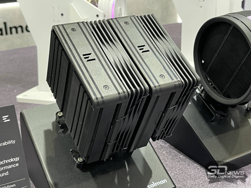Репортаж со стенда Zalman на Computex 2026: «гоночные» кулеры, корпуса с экранами и блок питания на 3000 Вт
