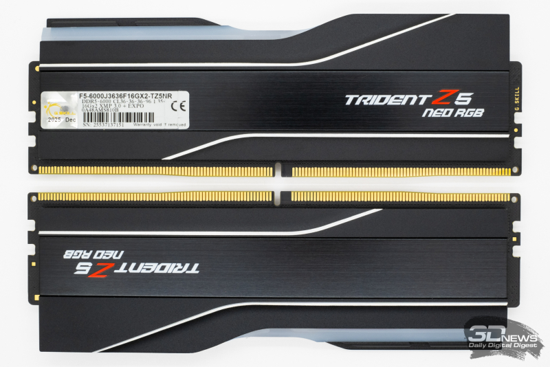 Ryzen и DDR5-6000 на чипах Samsung — G.Skill даёт добро